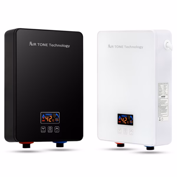Încălzitor instant electric pentru apă – LCD, IPX4, termostat dublu, kit duș inclus