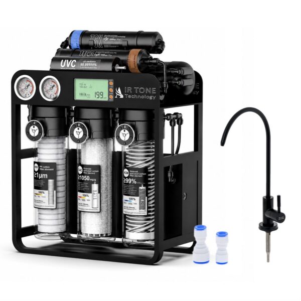 Stație de filtrare Air Tone Technology AQUA PRO 600, osmoză inversă, negru, set complet
