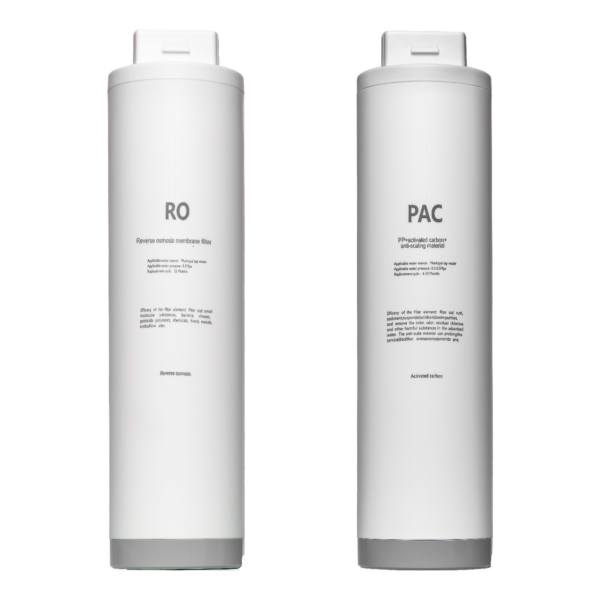 Set 2 Cartușe Rezervă RO+PAC pentru Sistem Osmoză Inversă Air Tone Technology 600GPD, Cartușe Twist cu Schimbare Rapidă, Durată 12 Luni