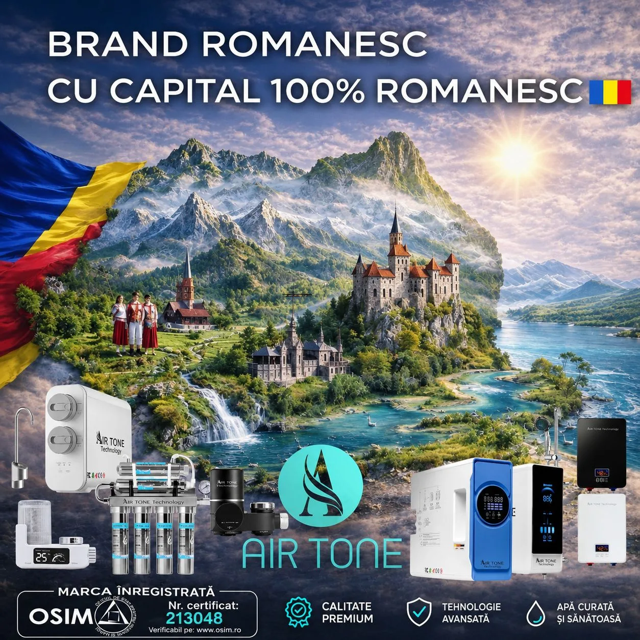 Air Tone Technology, brand românesc cu marcă înregistrată la OSIM